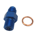 AN4 To M11x1.0 Aluminum Oil Supply Adapter For