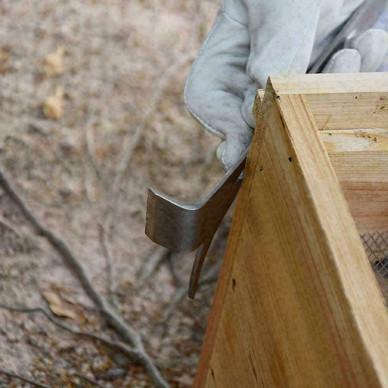 Stainless Steel Polished Bee Hive Hook Scraper Beekeeping Equipments Pry To G8T2