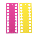 2pcs Plastic Cross Stitch Row Line Board Embroidery Thread Yarn Organizer
