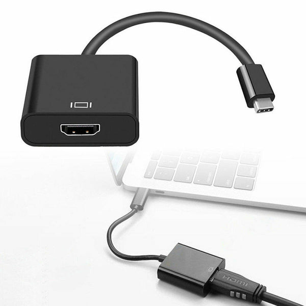 For Android USB 3.1 Type C to HDMI HDTV TV 1080P Converter Adapter Cable Cord