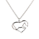 Fashion Jewelry Animal Horse Zinc Alloy Chain Pendant Necklace for Men Women NTO