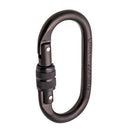 Rock Climbing Rappelling Oval-shape Heavy Duty 25KN Screw Locking Carabiner