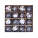 16pcs 6cm Christmas Decoration Balls Tree Hanging Ball Home Ornament (I)