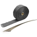 Exhaust Tube Thermal Insulation Collector Tape Motorcycle ATV Tractor Trimm S3P4