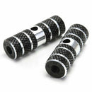 2 x BMX Mountain Bike Bicycle Axle Pedal Alloy Foot Stunt Pegs Cylinder Bla
