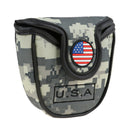Golf Putter Head Cover -  Mini USA American National Flag Golf Headcover Club