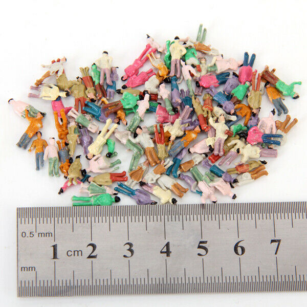 100pcs Train Passenger People Figures Scale 1:150+100pcs Train People Figures