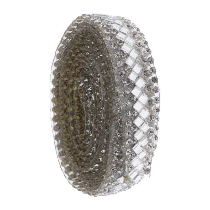 1 Yard Rhinestones Crystal Banding Bridal Crystal Applique For Wedding Dress