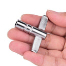 3xMetal Drum Skin Tuning Key Tuner Solids Durable Square Socket Parts&Accessory`