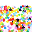 2000pcs 10mm Colorful Felt Pompom Balls for Christmas Crafts Embellishments