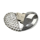 Diamante Heart Pendant Chain USB 2.0 4GB 4G Flash Memory Stick Pen Drive