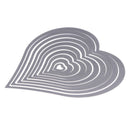10pc Heart Sewing thread Metal Die Cutting Dies For DIY Scrapbooking Card Folder