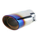 Universal Stainless Steel Car Rear Round Exhaust Pipe Tail Muffler Tip