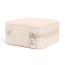 Portable Earrings Rings Storage Box PU Leather Jewelry Display Case (Pink) A
