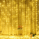3x3m 300 LED Curtain String Light 8 Modes Fairy Garland Home Decor AC 110V