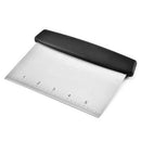 flour stainless steel scale dough pizza kitchen scraper tool cutter gadget 3c