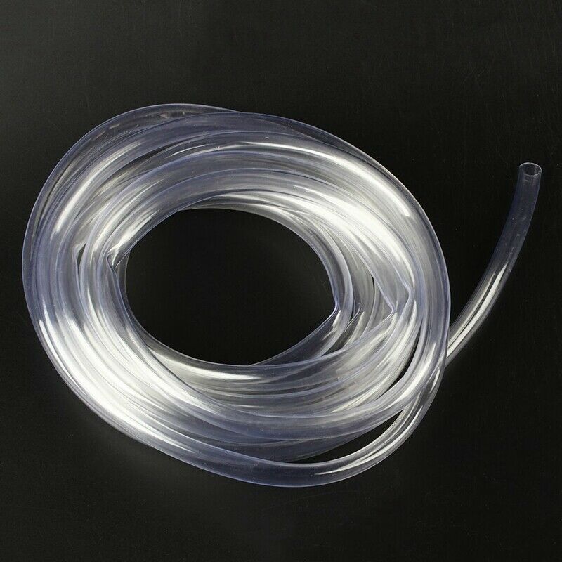12mm x 10mm 6 Meters Length Clear Soft Plastic Aquarium Hose Tube T1D6