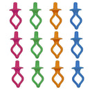 50 Pieces Assorted Color Silicone Thread Clips Bobbin Holders Clips Clamps Keep