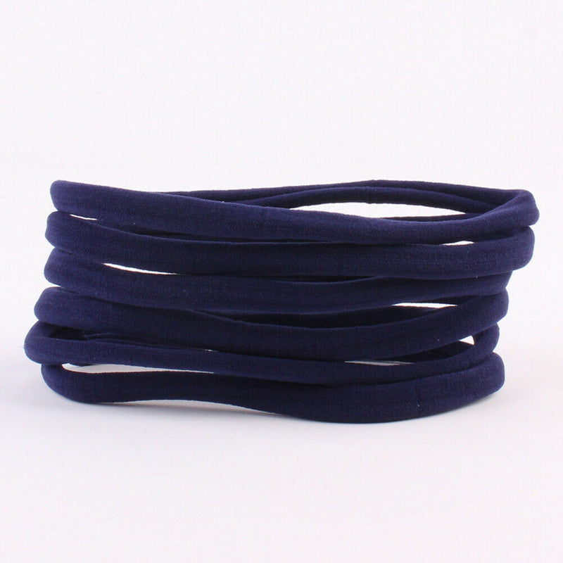 10pcs Baby Infant Soft Cotton Headband Stretchable Head Wear Hair Bands