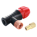 Portable CO2 Bike Inflator Head, Quick & Easy, Presta & Schrader Valve