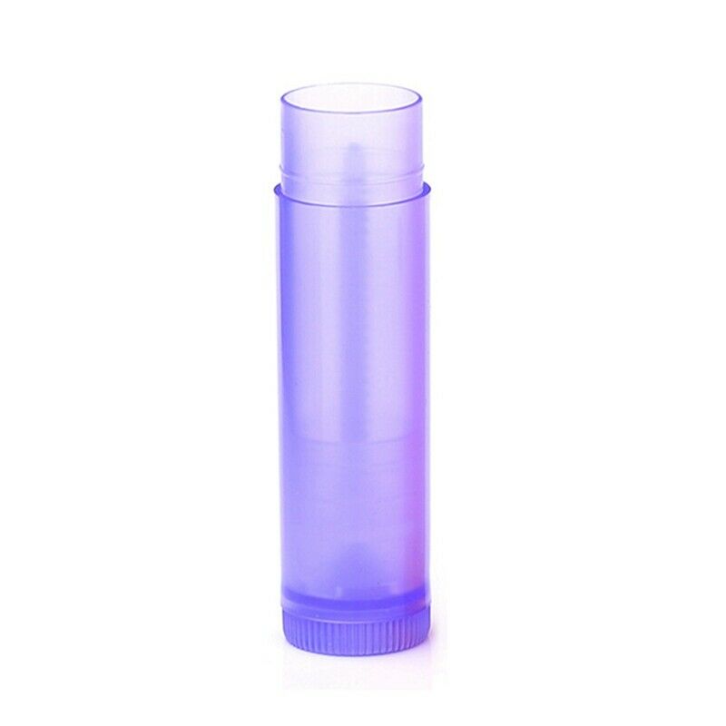 10pcs Purple Lipstick Empty Tube Wax Tube Lipstick DIY Lipstick Tube Cosmet U6A1