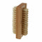 Wooden Double Sided Handle Nylon Bristle Manicure Pedicure Scrubbing Nail B B9G4