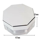 10g Empty Loose Powder Case Facial Blusher Container Jar with Sifter & Puff