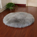 faux sheepskin wool carpet 30 x 30 cm Fluffy soft longhair decorative carpe D6M4