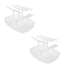 2 Pcs Defrosting Kitchen Craft Microwave Bacon Rack BBQ Picnic Hanger Cooker