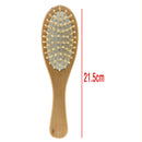 Wooden Natural Bamboo Hair Vent Brush Keratin Care Massager Wood Massage  ES