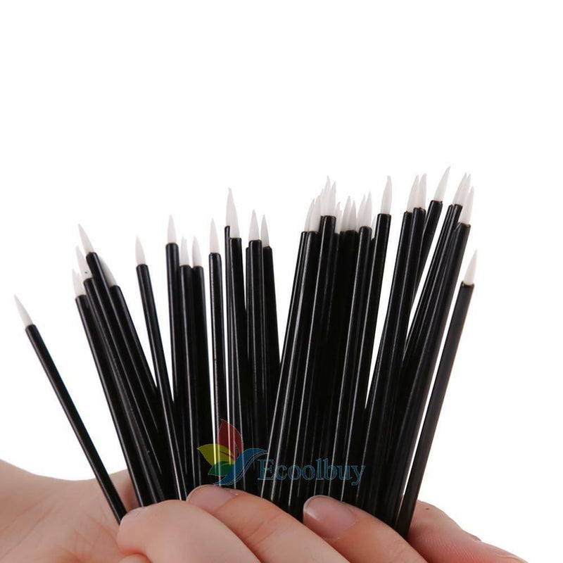 Disposable Liquid Eyeliner Brush Eye Lip Liner Make Up Applicator Wand 50pcs