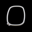 Rectangle Plastic Embroidery Frame Cross Stitch Hoop Ring Sewing Tool, 19*3 W3X4