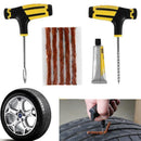 Car Tubeless Tyre Tire Puncture Repair Plug Repairing Kit Needle Patch Fix U5C3