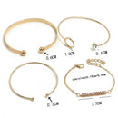 European And American Fashion Ol Round Irregular Bracelet Bracelet Alloy Co