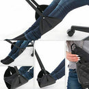 Travel Airplane Train Footrest Adjustable Folding Foot Rest Lounger Leg Hammock