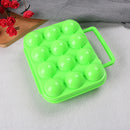 12 Egg container holder keep portable outdoor egg storage box case for camp LJ