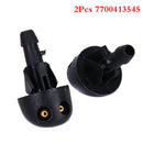 2X Spray Nozzle Wiper Windscreen Washer Fluid Jet For Renault Clio 7700413 OZ