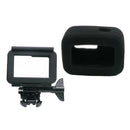 Windshield Foam Cover Wind Noise Reduce + Frame for GoPro Go Pro Hero 5 6 7