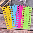Durable Plastic Cross Stitch Row Line Board Embroidery Thread Yarn Organizer BX