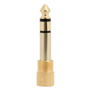 4X Audio Stereo 6.35mm 1/4" Male to 3.5 mm 1/8" Female Adapter Converter