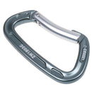 2Pcs 24KN Aluminium Rappelling Rock Climbing Bent Gate Carabiner Keylock