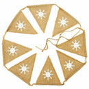 Wedding party decoration linen e-flag party flag