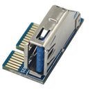 UEX101 PCI-E X1 to X1 Extension Riser Card Adapter with USB3.0 Cable A6O8