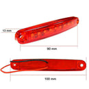 10Pcs Red 9 SMD LED Truck lights led side Car Truck Bus Marker Light 12V QDN