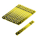 36 Pieces Mixed Color Durable Archery Arrow Stickers Wraps 27cm x 3cm