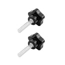 5 PCS Machine Tool M8 x 40 Male Threaded 40mm Dia Knob Handle K4P1