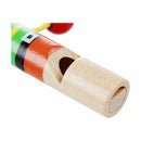 5pcs Cute Pirate Wooden Whistle with Keyring Key Chain for Kids Games