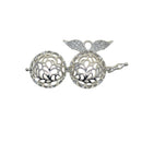 6pcs Mixed Filigree Cage Locket Pendant Necklace Findings