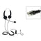 RJ9 Headset With Microphone Adjustable Headband Telephone For Call Center