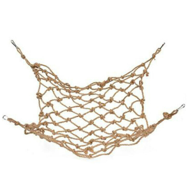 Small Pet Bird Climbing Net Bird Parrot Toys Pet Supplies Hemp Rope Traini MEL